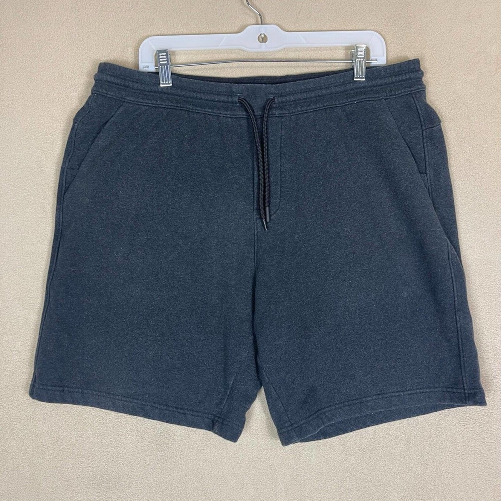 Public‎ Rec Shorts Adult 38 Black Athletic Workout Pockets Prima Cotton Mens